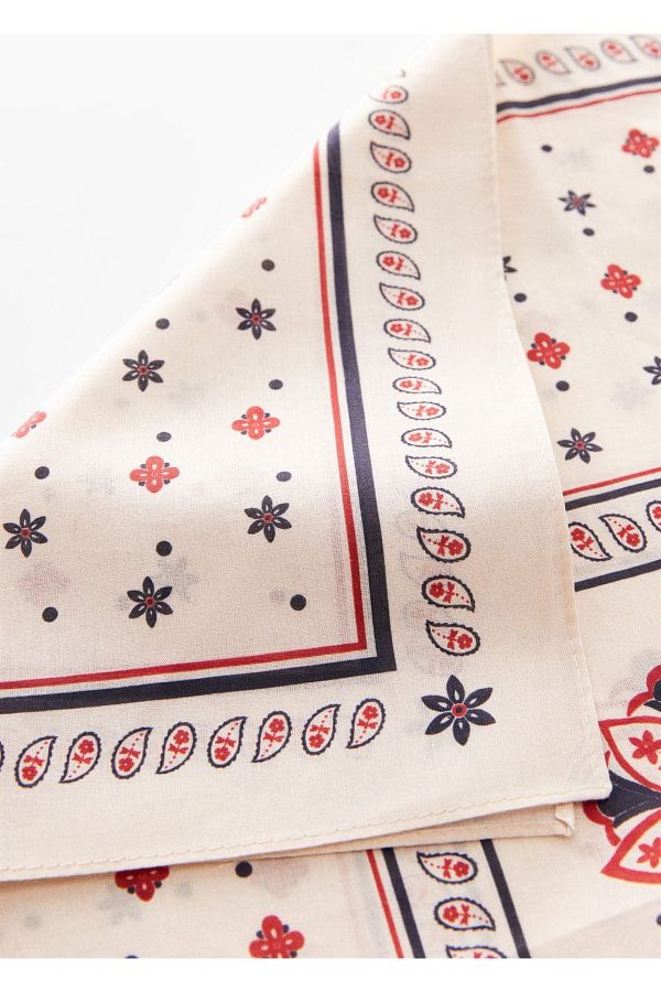 MANGO Woman-Pamut bandana 1