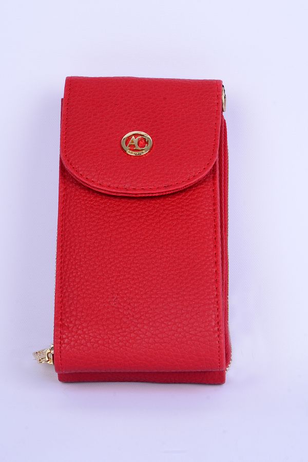 Armine-Club 23Ac039 Red Women's Detailed Leather Bag 1