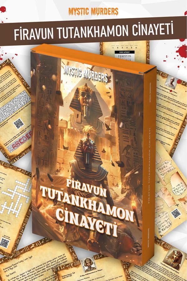 Planet Butik-Pharaoh Murder Detective Game-Killer Finding Game-Assassination Solution Game 1