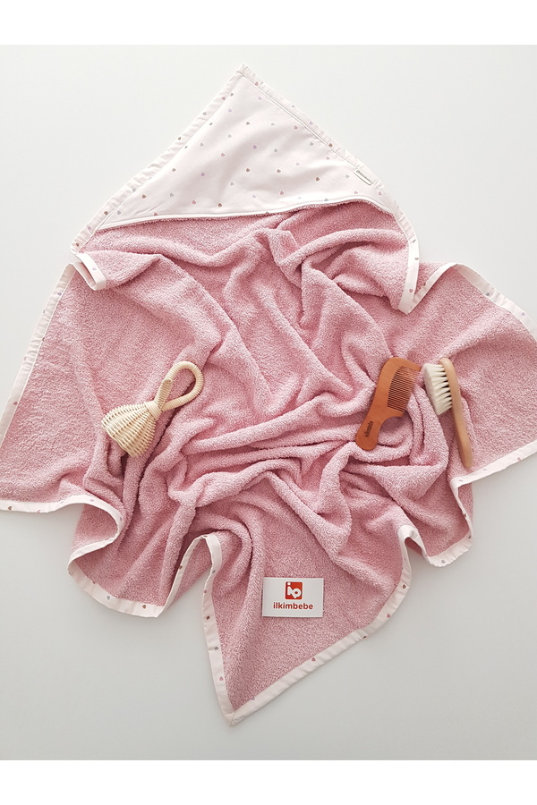 ib ilkimbebe %100 Pamuklu Kundak Bebek Havlusu 80x80