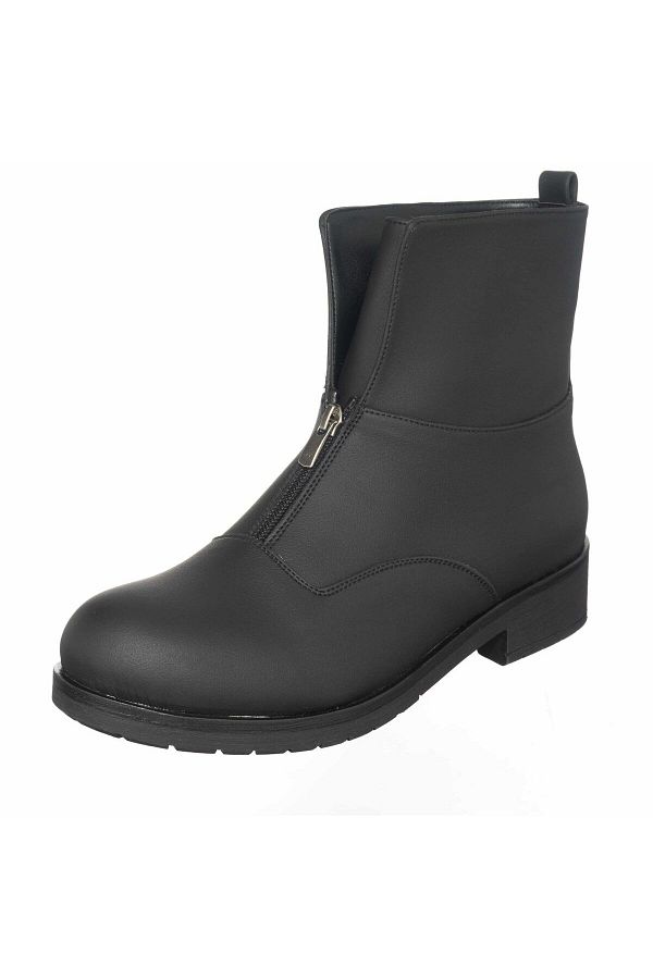 İriadam-41-42-43-44 Number Number K902 Black Print Large Size Women's Boots 1