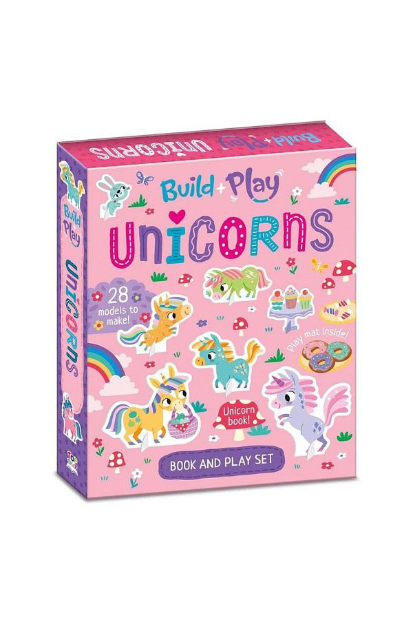Imagine That-Build and Play - Unicorns Book and Play Set 1