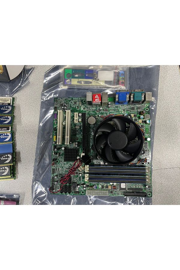 OEM-Veriton M490G Motherboard + Intel Core I5 650 3.2Ghz Processor + Twinmos 8Gb Ddr3 Ram +Fan Set 1