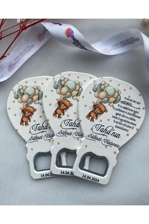 Nehir (10 ADET) BALON AÇACAK MAGNET-YENİ DOĞAN,6AY KINASI, NİŞAN,NİKAH,SÖZ,KINA,SÜNNET HEDİYESİ