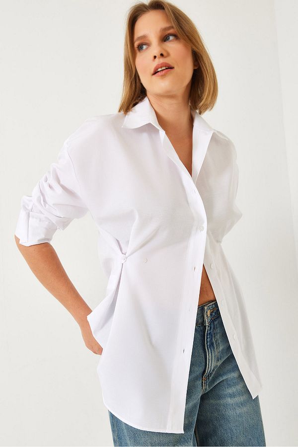 Bianco Lucci-Dámska základná košeľa na gombíky G1006 60261156 1