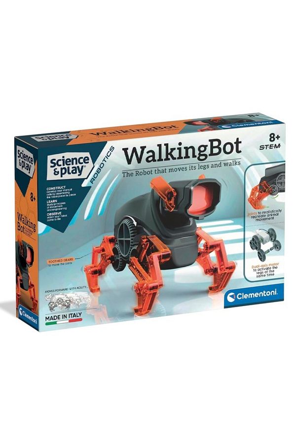 CLEMENTONI- Clementoni Science Play Scientific Laboratory Robot Walking Bot For Age 8 Years 1