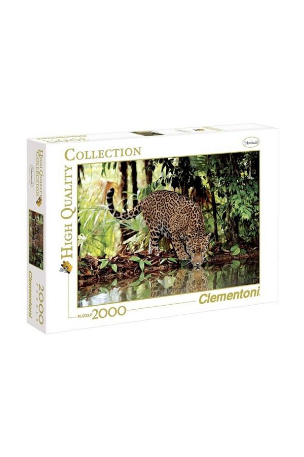 CLEMENTONI- 2000-Piece Leopard Puzzles 1