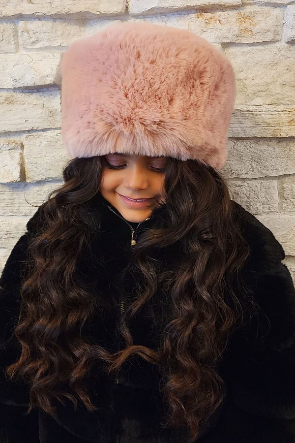 Ladies russian style faux fur hats discount