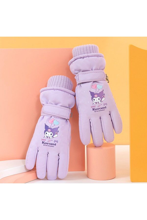 Petityu-Kuromi Professional Ski Gloves Age 15+ 1