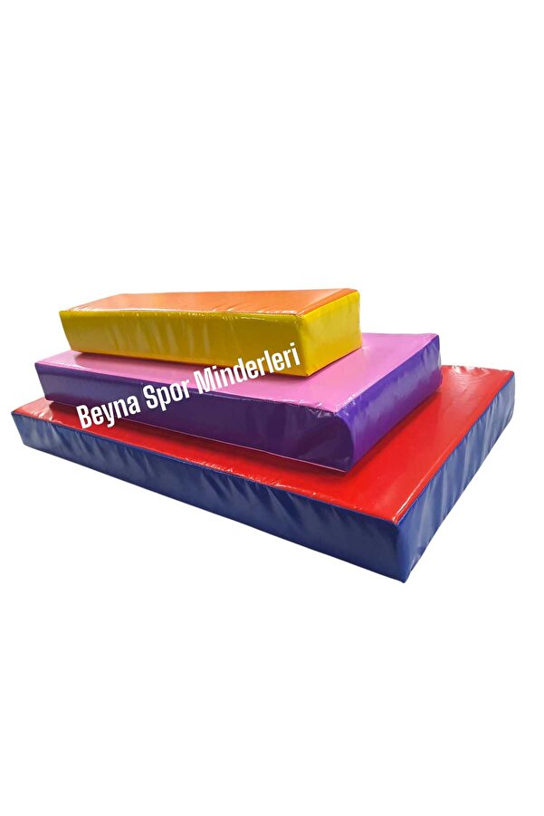 Beyna Minder Çok Amaçlı Jimnastik Minder 3 Seti 120*40*12cm