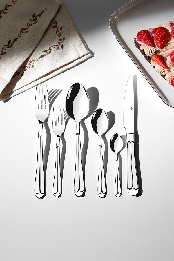 Nehir-Saray Plain 12-Person 72-Piece Cutlery Set 1