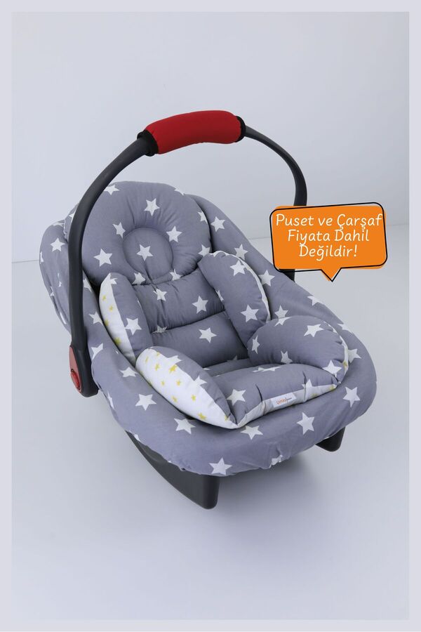 Umaybebek Bel Destekli Puset Minderi, Tek Parça - %100 Pamuk Kumaş - Orijinal Ürün