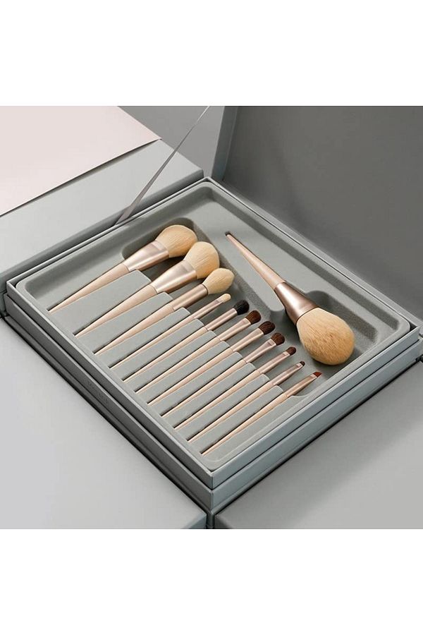gaman-Stylish Design Special Boxed Super Soft Brushes 12 Pieces Makeup Brush Set with Comfortable Gripable Handle 1