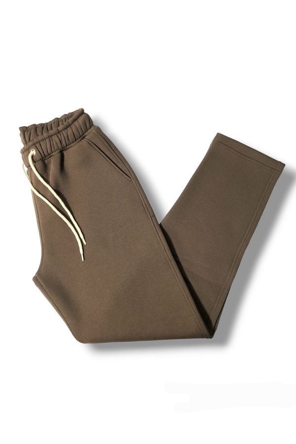 MASSMODA-Pantaloni de trening Grosi Iarna 3 fire Pijamale compacte din bumbac pieptănat Bărbați / Femei Unisex 1