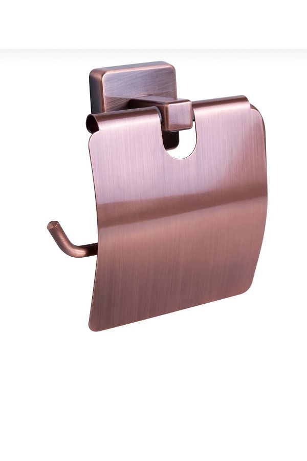 İSAOĞLU YAPI-Bron Bathroom Toilet Roll Holder - Copper, Brass Material 1