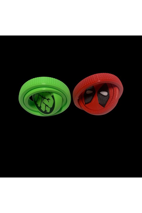 petadora-Taso Finger Developer with Spider Man and Hulk Theme Spinner Swivel 1