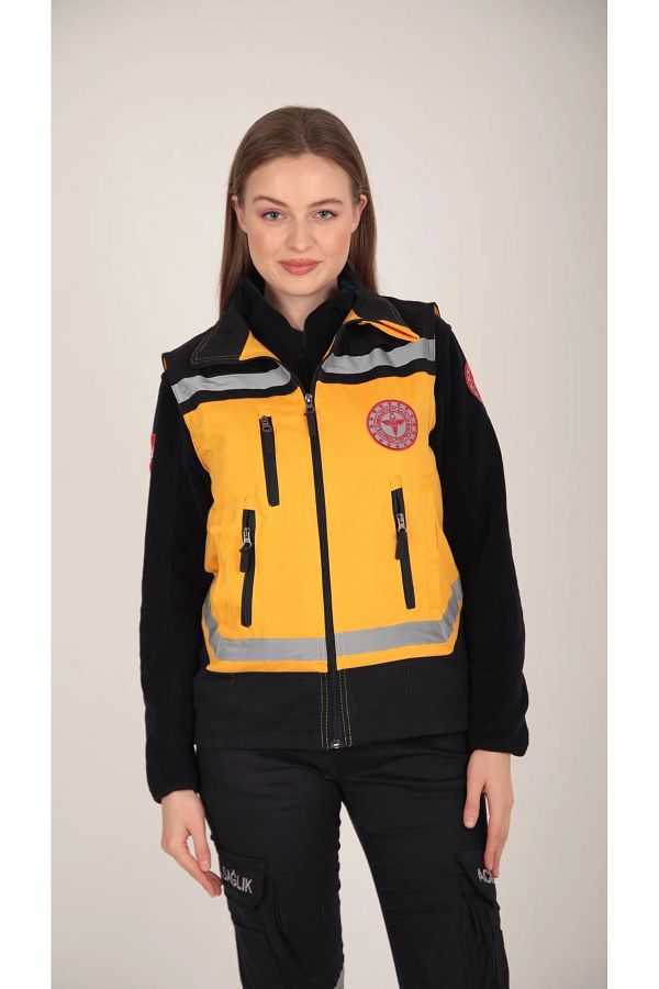 Ekg Medikal-112 Vestă de ambulanță medicală de urgență (unisex) 1