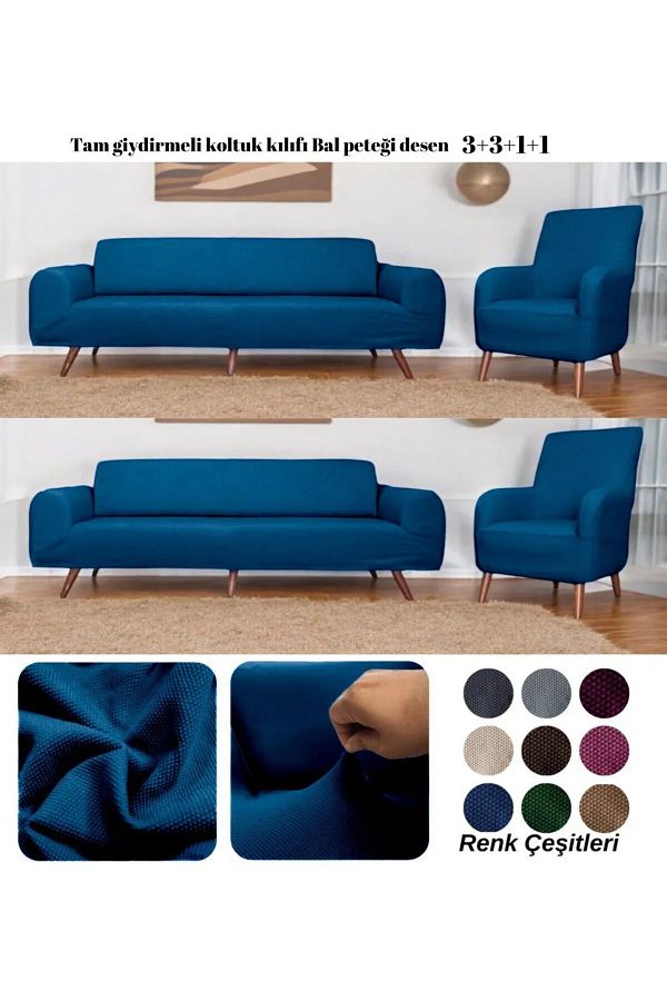 probak-Mikropetek Stretch Elastic 3 3 1 1 Set husă canapea husă canapea husă scaun 1