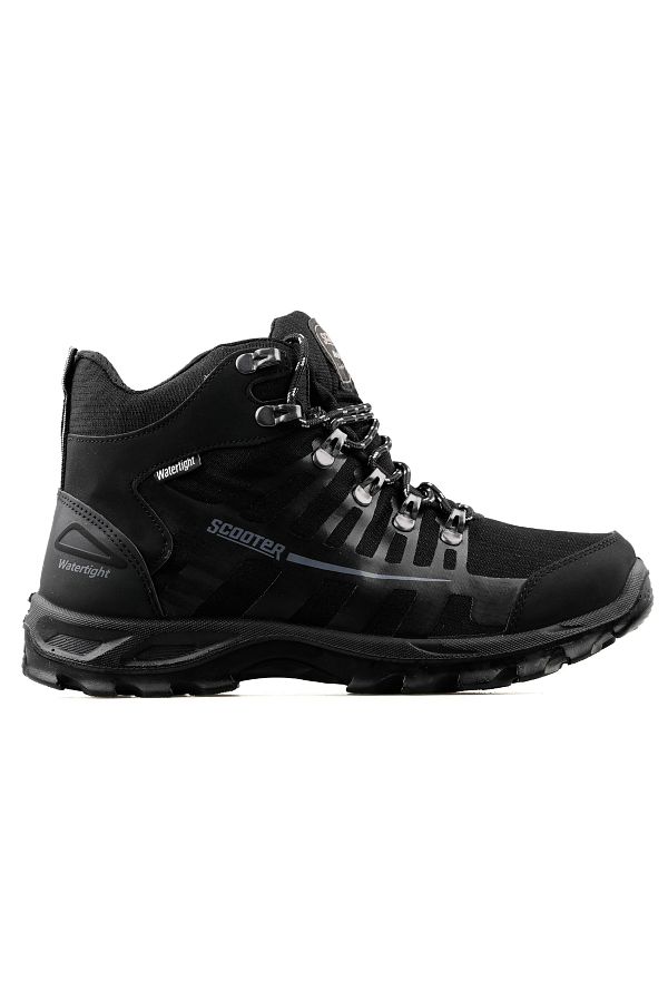 Scooter-M5551TS Μαύρες ανδρικές μπότες πεζοπορίας - And Shoes 1