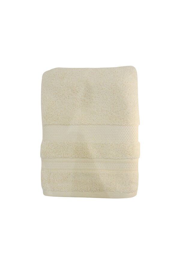 Homelux-Home Cotton Towel, 570 G, 100x150 Cm, Cream 1