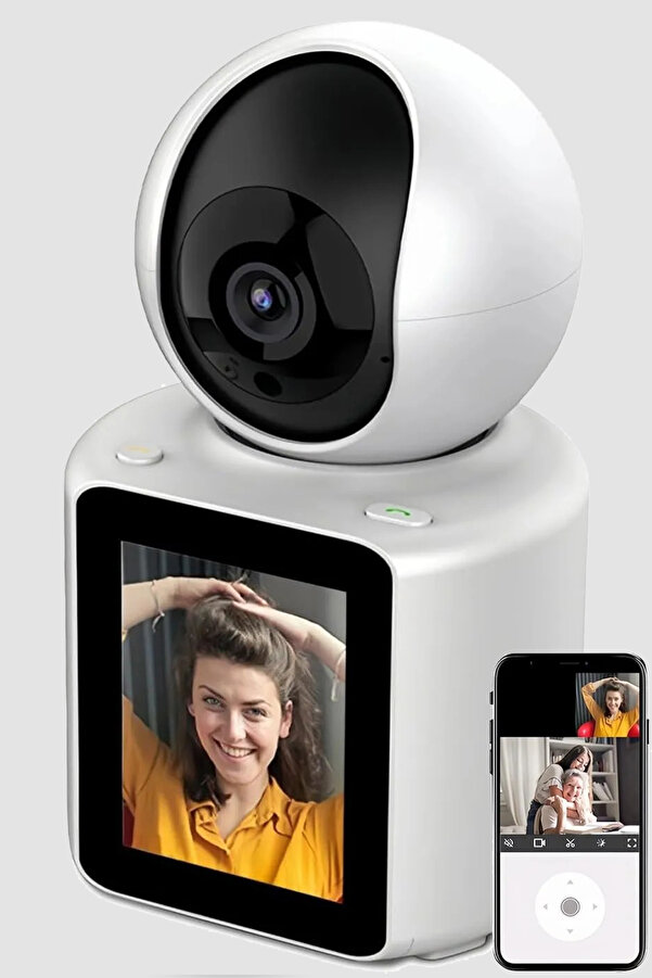 DigiMonster İki Yönlü Video Görüntülü Arama Bebek Monitörü 2,8 inç Ekranlı Evcil Hayvan Dadı Hareket Takipli