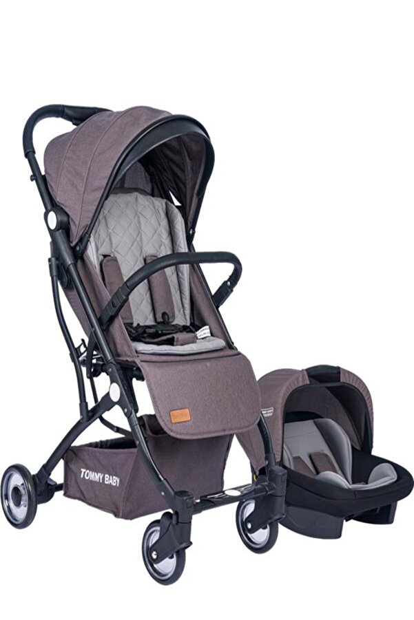Tommybaby Mia Kabin Travel Bebek Arabası Black Kabin Boy