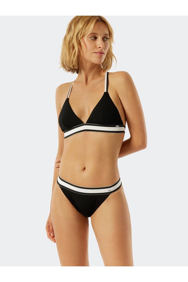 Schiesser-Bikini-Hose Aqua Californian Dream Bikini-Hose Triangel Unterteil 1