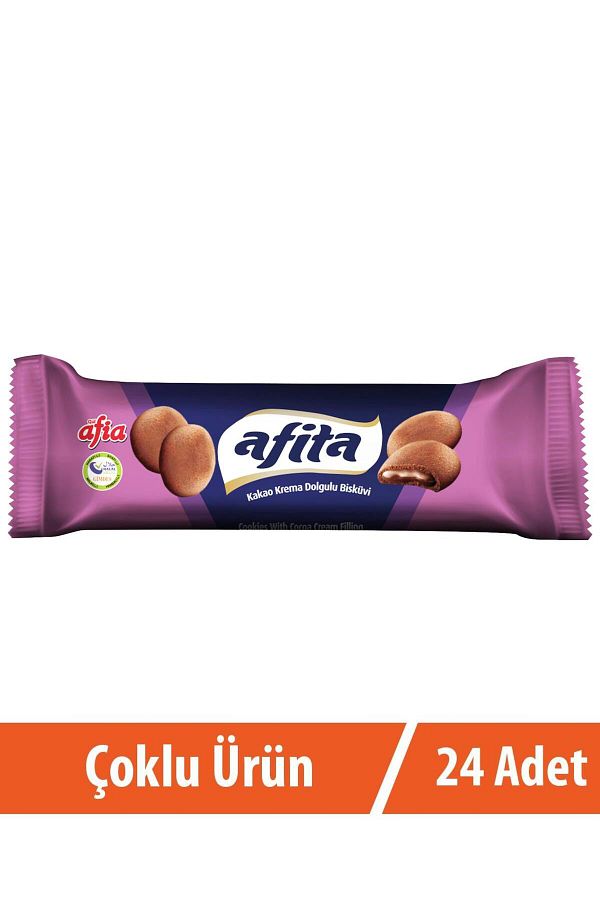 Afia-Afita Cocoa Cream Filled Biscuit 24X75 Gr 1