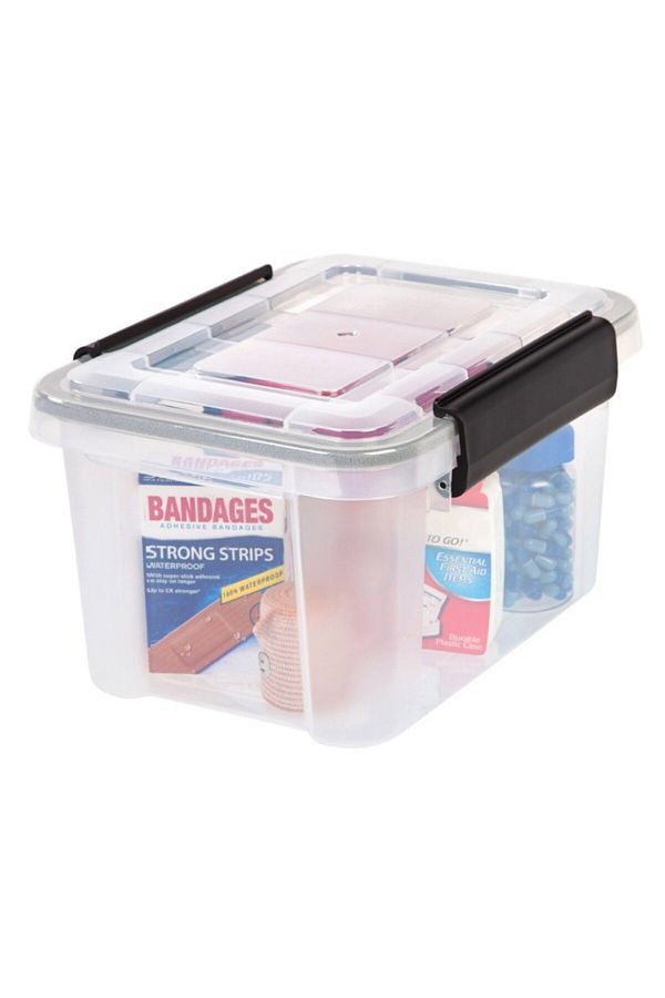 IRIS-WeatherPro Rectangular Storage Container 6.5 Quart 1
