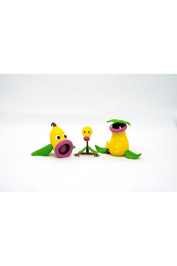 BloomLab-Bellsprout - Weepinbell - Victreebel Pokemon 3D Model Evolution Whole Set of 3 1
