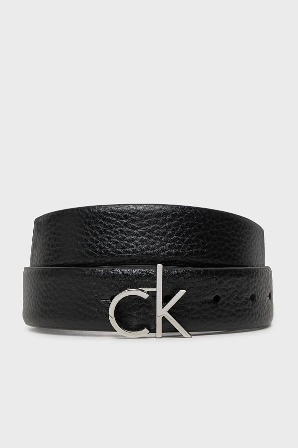 Calvin Klein-Δερμάτινη ζώνη με λογότυπο - K60K 613073 Μοντέλο BEH 1
