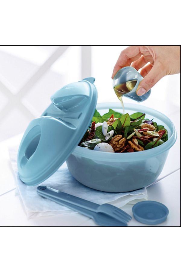 Tupperware-1.4 L Red Label Salad Container 1