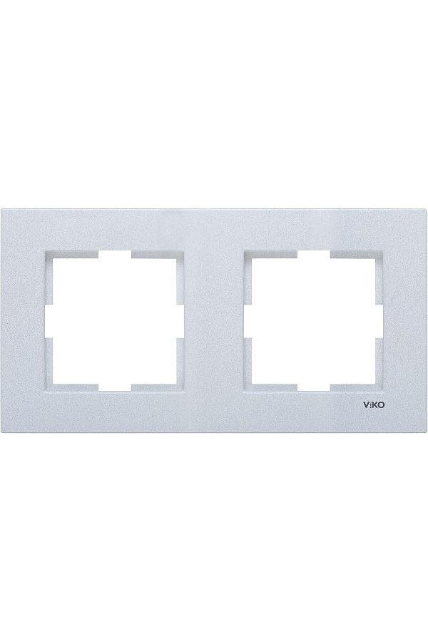 STOREMAX-Svticaret Novella Silver Double Frame Mhm 1053513 1