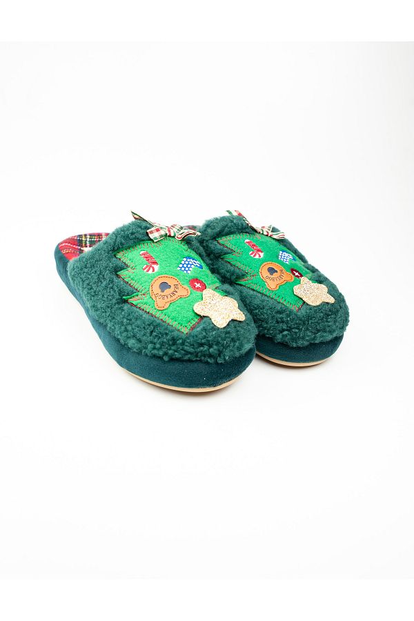 Polaris-607140   Green Women's Indoor Slippers 1