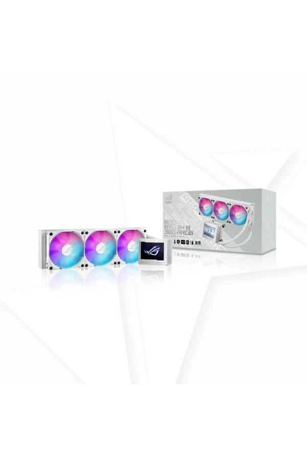 ASUS-ROG RYUJIN III 360 ARGB CPU Liquid Cooler White 1