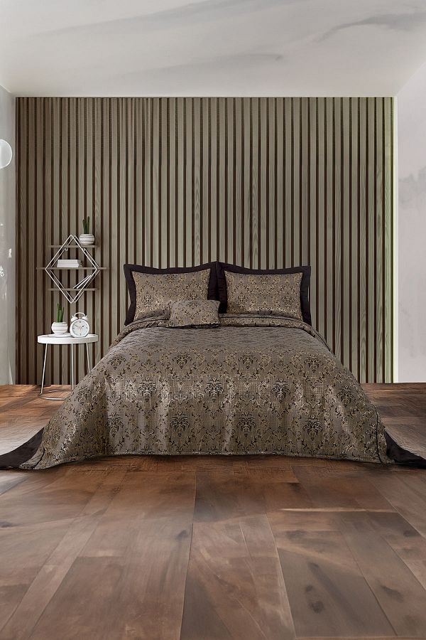 Nazik Home-Almina Patterned Bedspread Double 1