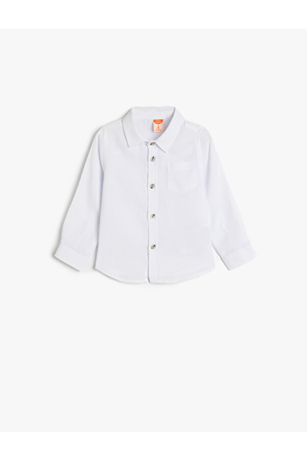 Koton Basic Gömlek Uzun Kollu Düğmeli Pamuklu