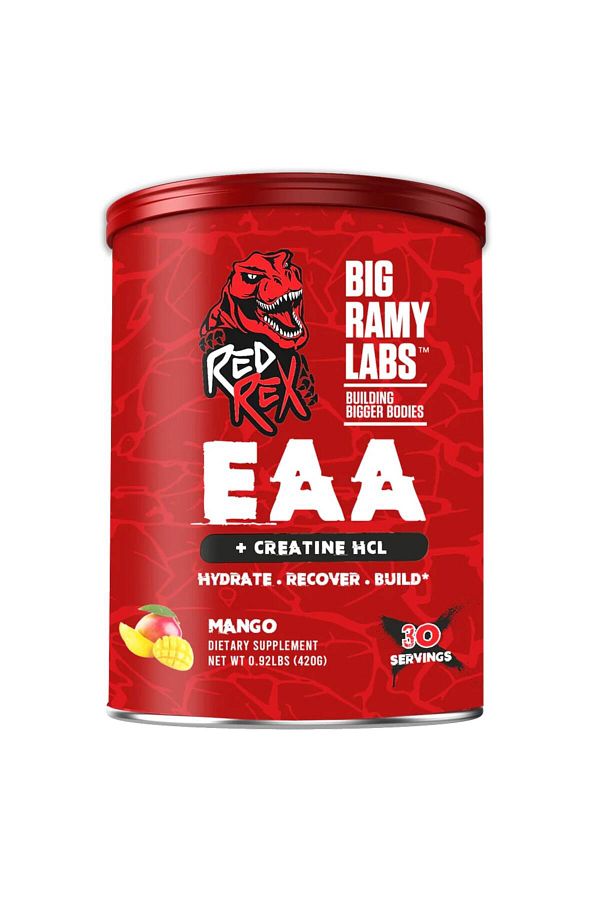 BIG RAMY LABS-Red Rex EAA + Creatine HCL, Mango, 30 1
