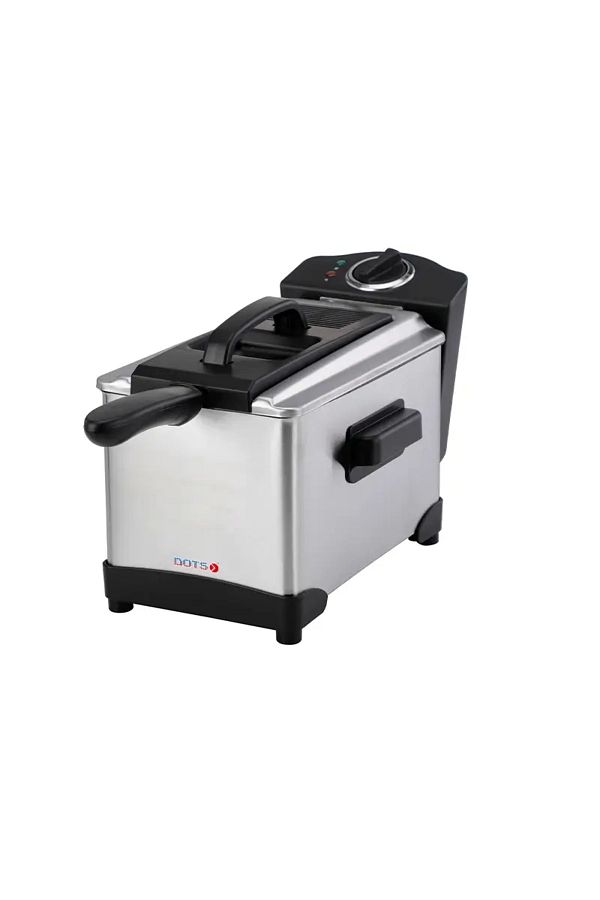 DOTS-Deep Fryer, 3 litres, temperature control, 2000 watts, silver 1