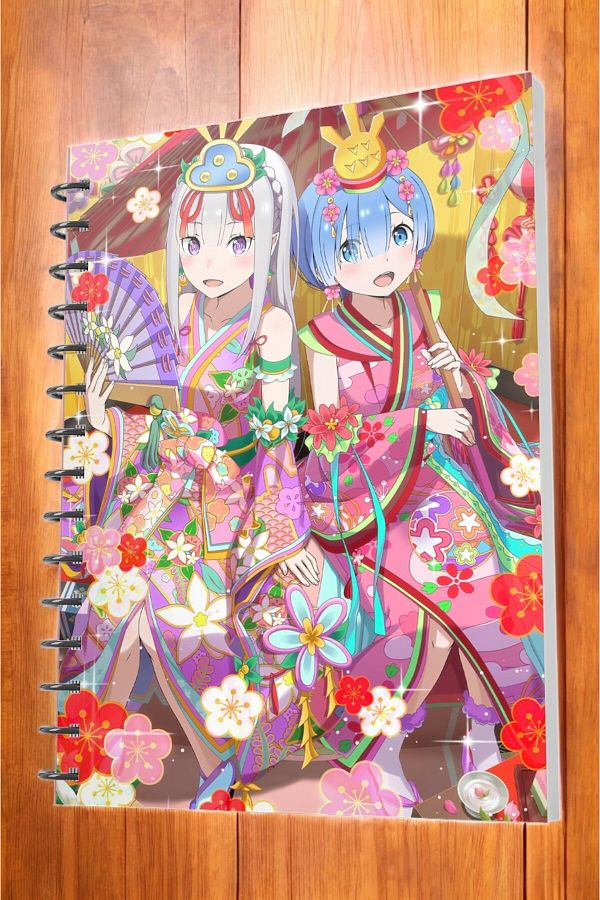 nihonwosekai-Re Zero Anime A5 Size Spiral Notebook 50 Sheets 1