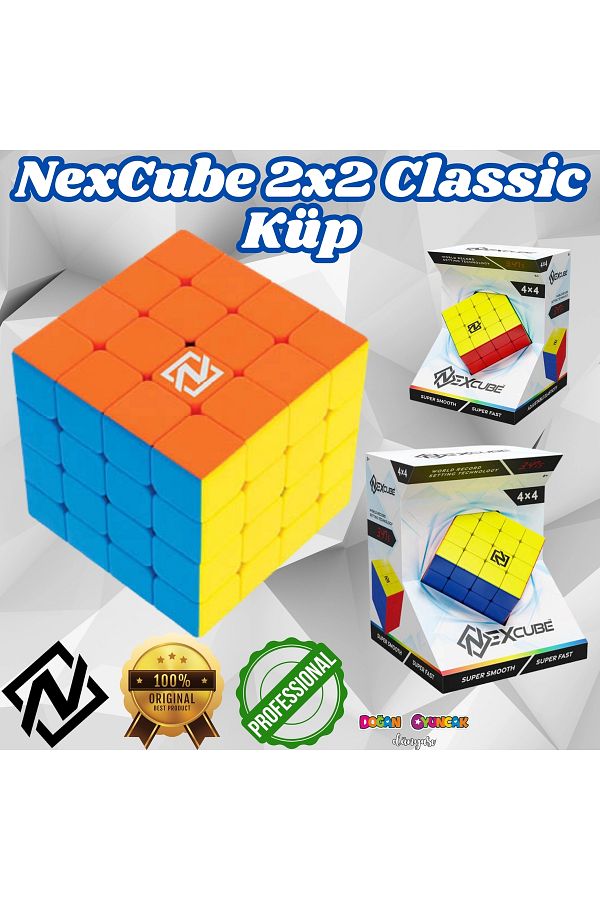 Doğan Oyuncak Dünyası-Original Nexcube 4X4 Classic Cube - Nexcube Speed Cube - Nexcube Classic 4X4 Intelligence Cube - Intelligence Cube - 1
