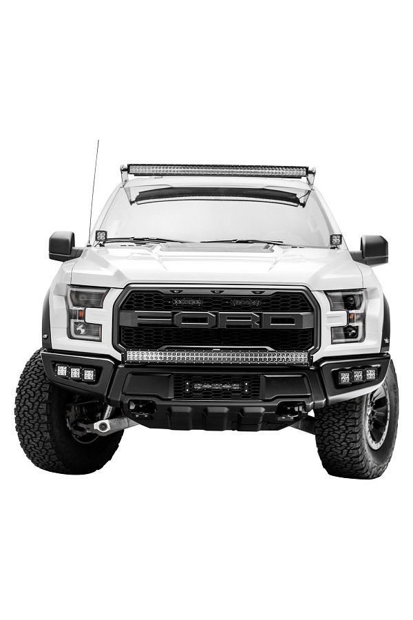 American Off Road-Ford F150 Raptor 17-20 Front Bumper 40" Light Bar Brackets 1