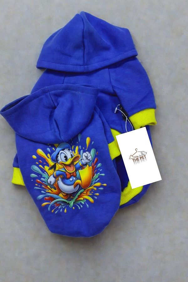 Thepetgiyim-A Joyful Touch for Your Dog: Donald Duck Pattern Sweat 1