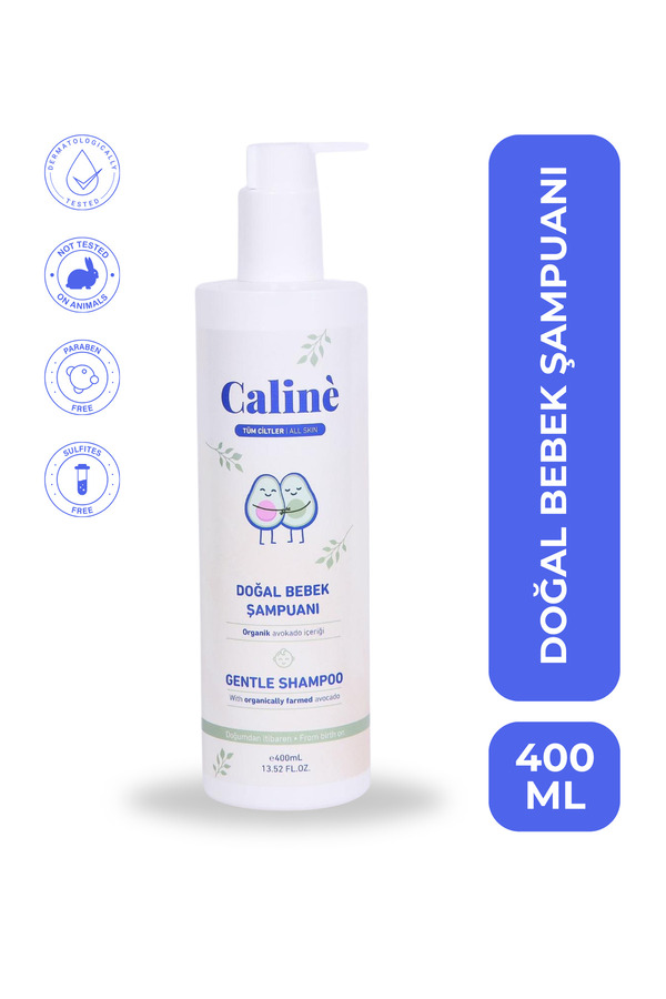 Caline Doğal Yenidoğan Bebek Şampuanı 400 ml -gentle Cleansing Gel