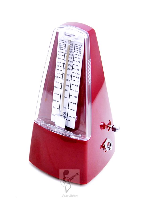 Cherub-M-20rd Musedo Mechanical Metronome Red 1