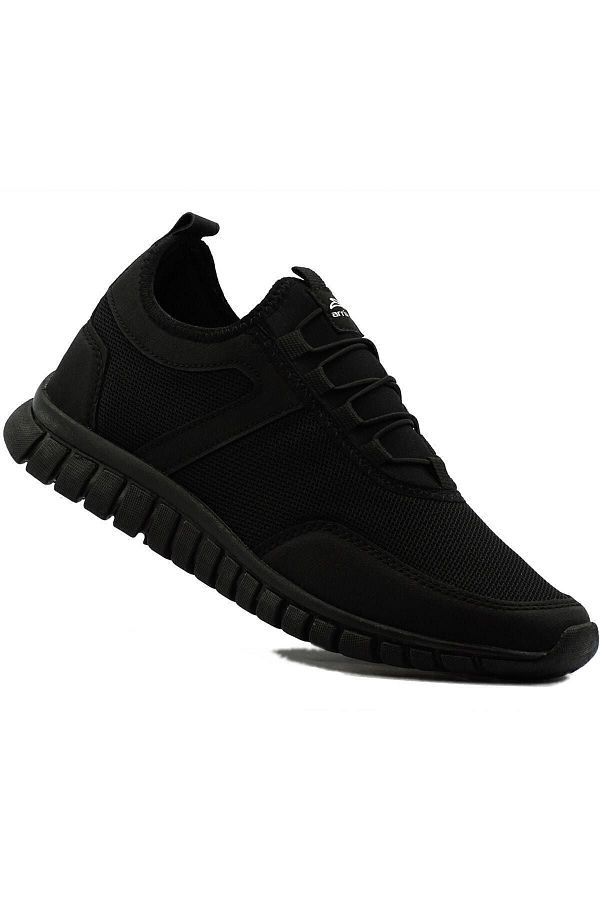 SadiasSpyder-Negru - Pantofi casual elastici, confortabili, fără șireturi 1