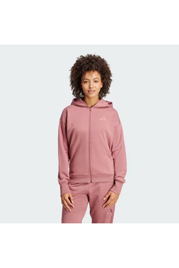 adidas-Iy6806 Model Women's Rosu Hooded Sweatshirt 1