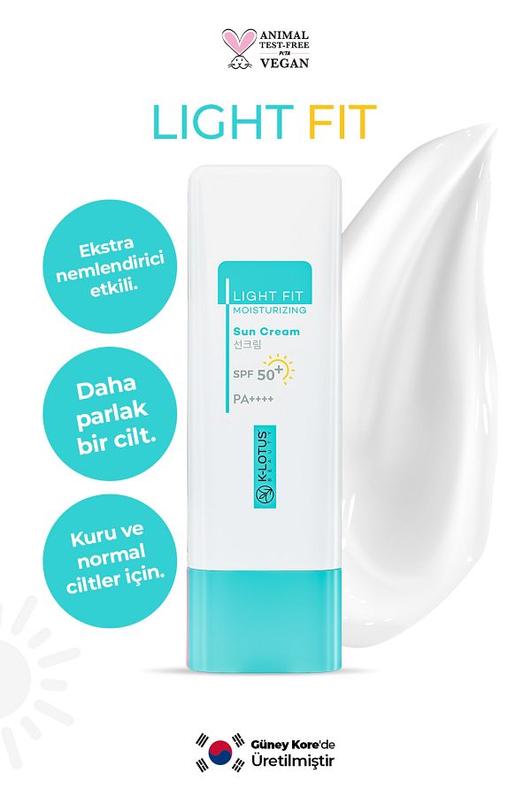 K-Lotus Beauty-Light Fit Face and Body Spf 50 Moisturizing Sunscreen Pa 50ml (Normal and Dry C 1