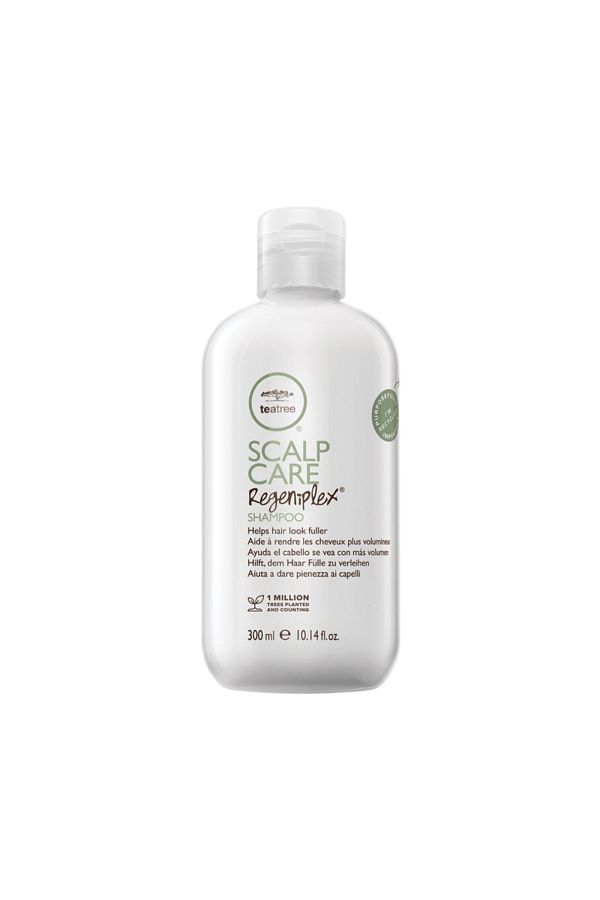 Paul Mitchell-Tea Tree Scalp Care Regeniplex Plumping Shampoo for Thin String Hair 300ml 1
