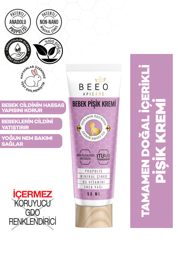 BEE'O Apibaby Propolisli Pişik Önleyici Krem
